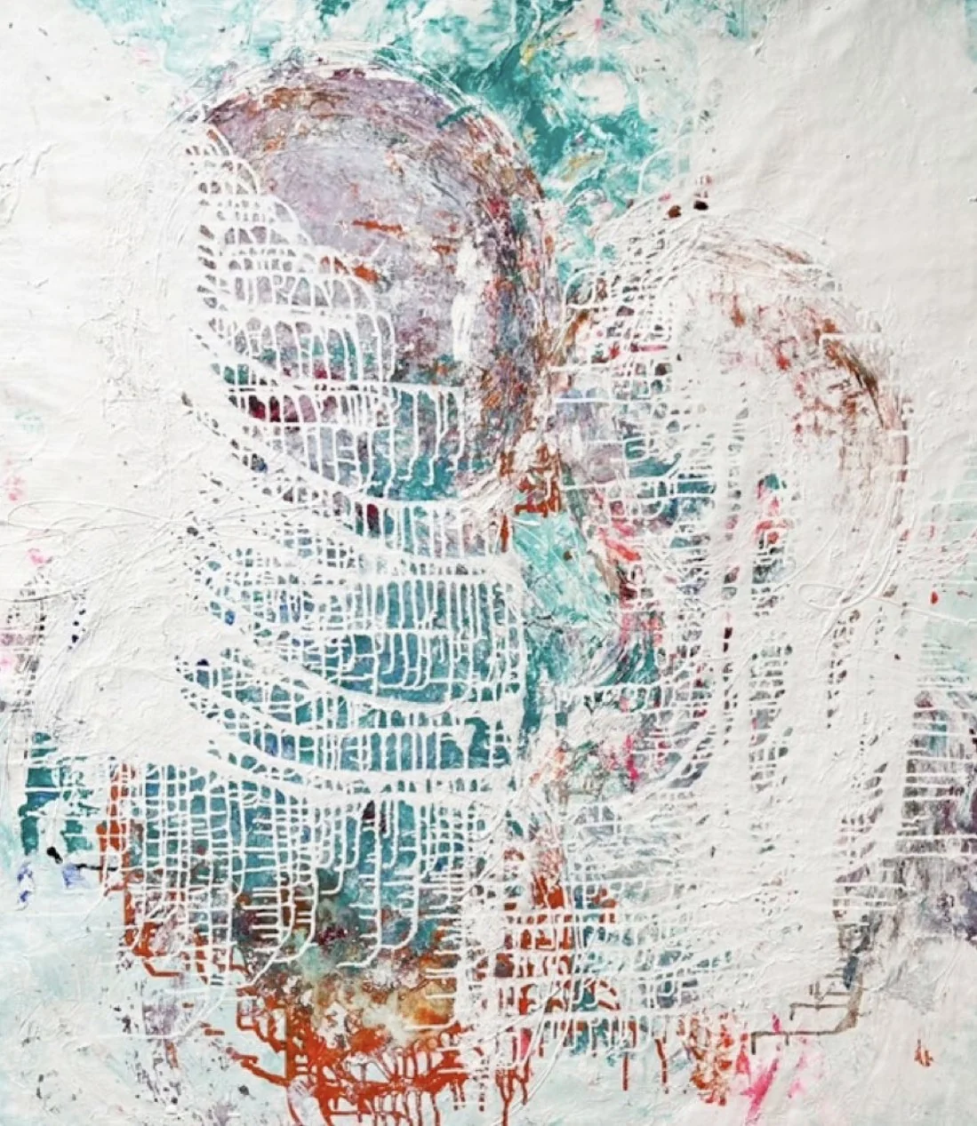 Painting by Barbara Eder: Überlagerungen